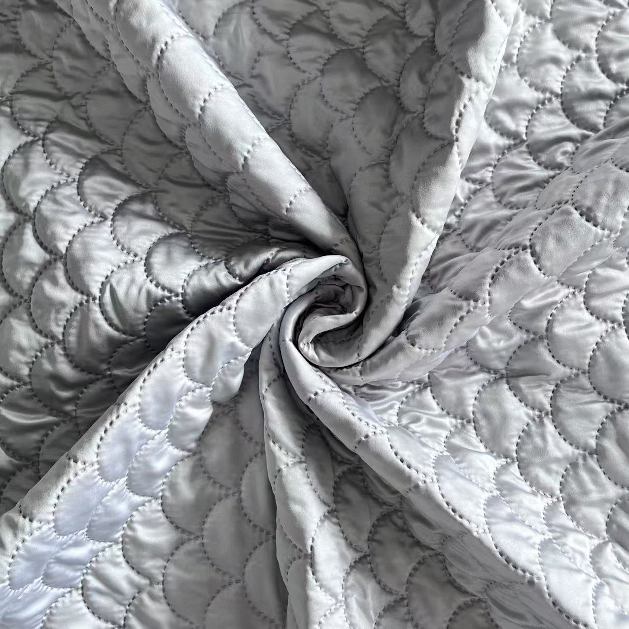 ผ้าไมโครไฟเบอร์ซาตินด้านผ้าอัลตราโซนิก